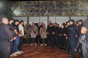 Ação integrada é realizada no Complexo Penitenciário de Rio Branco