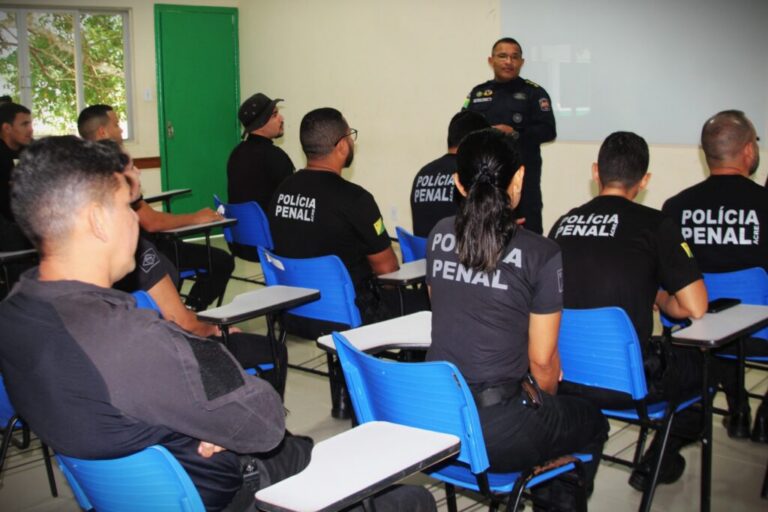 Policias penais do Acre participam de curso de operador de pistola